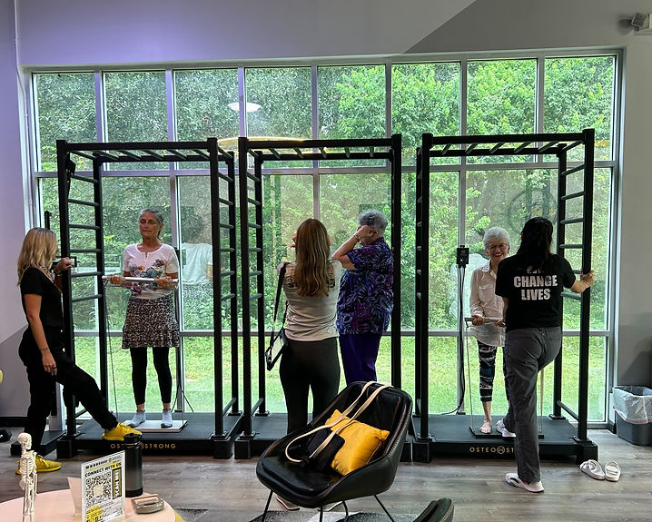 VibePlate Session at OsteoStrong