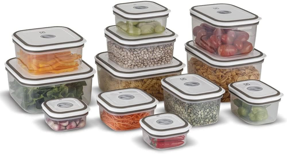 Pote Hermetico, 12 unidades cinza