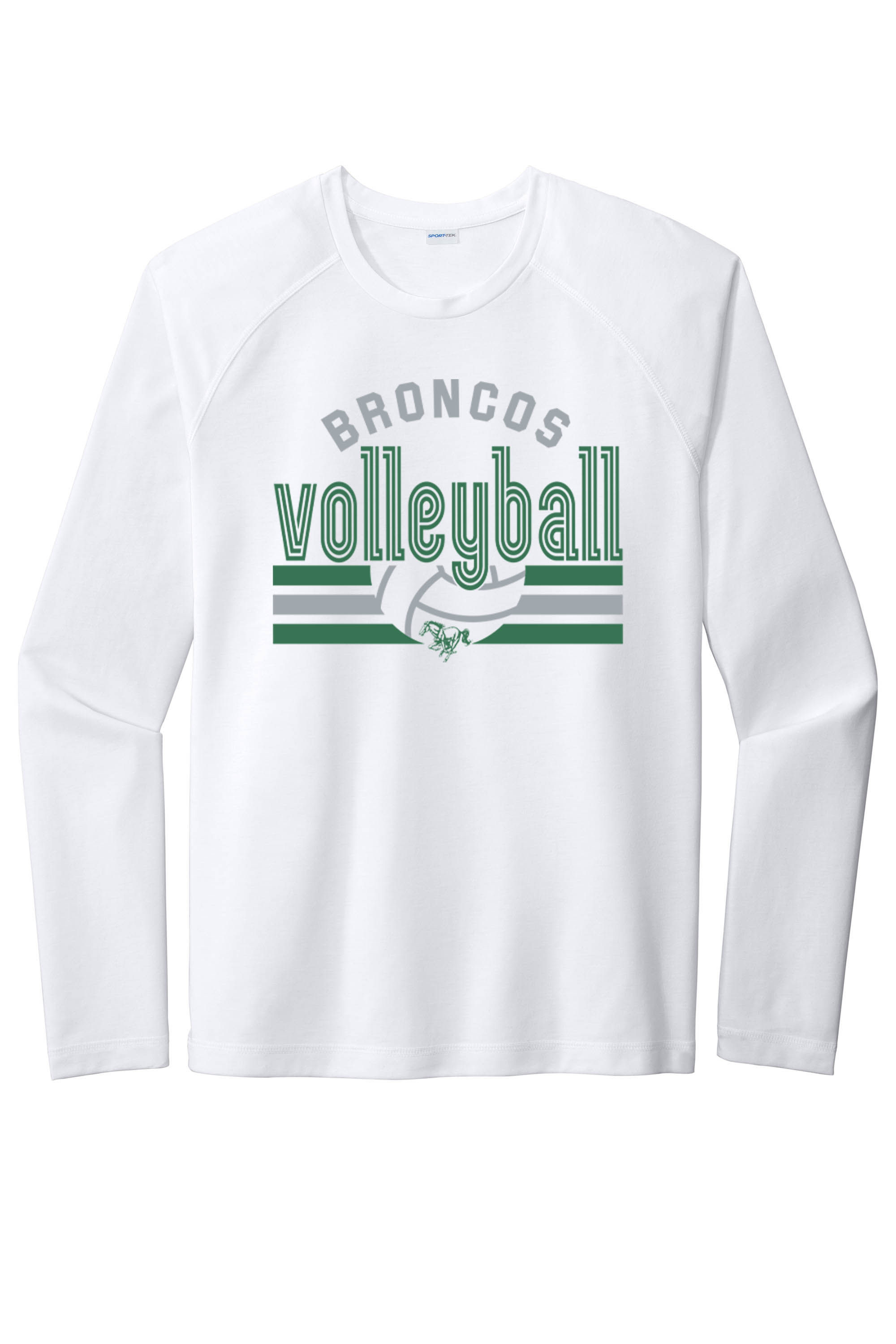 WARM UP Long Sleeve Tri-Blend Wicking Raglan Tee