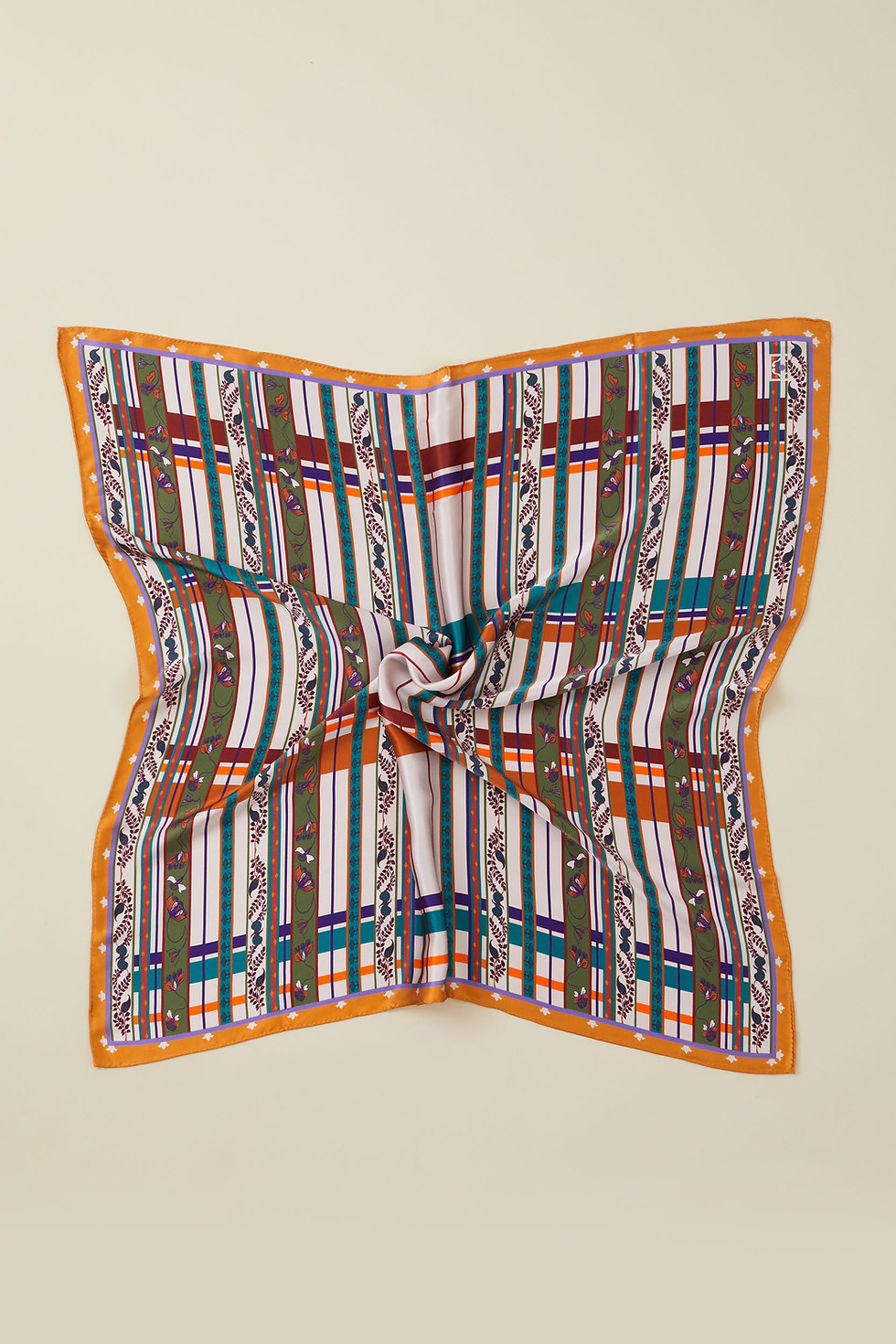 Kalpanik printed silk scarf