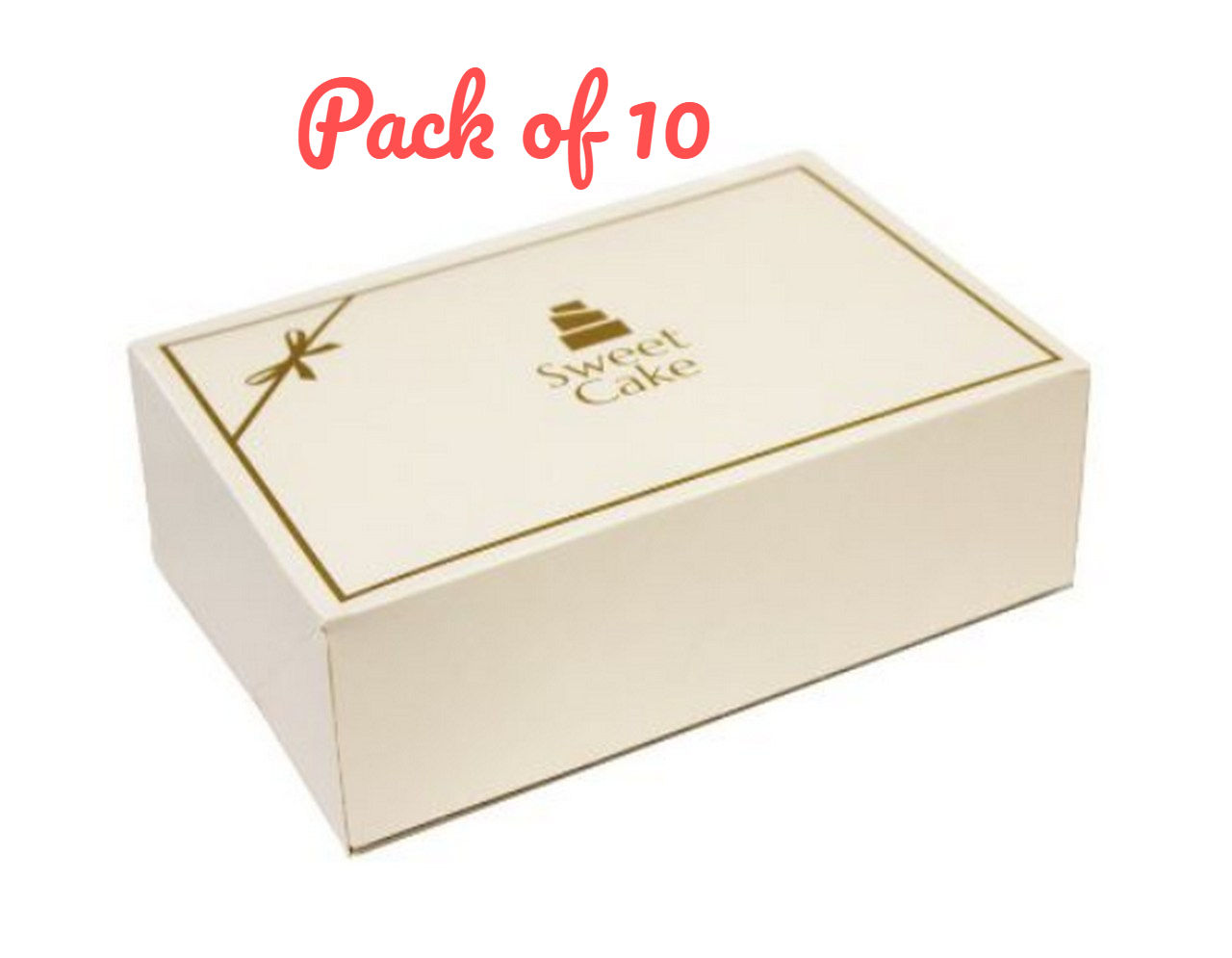 Sweet Cake Box – Pack of 10