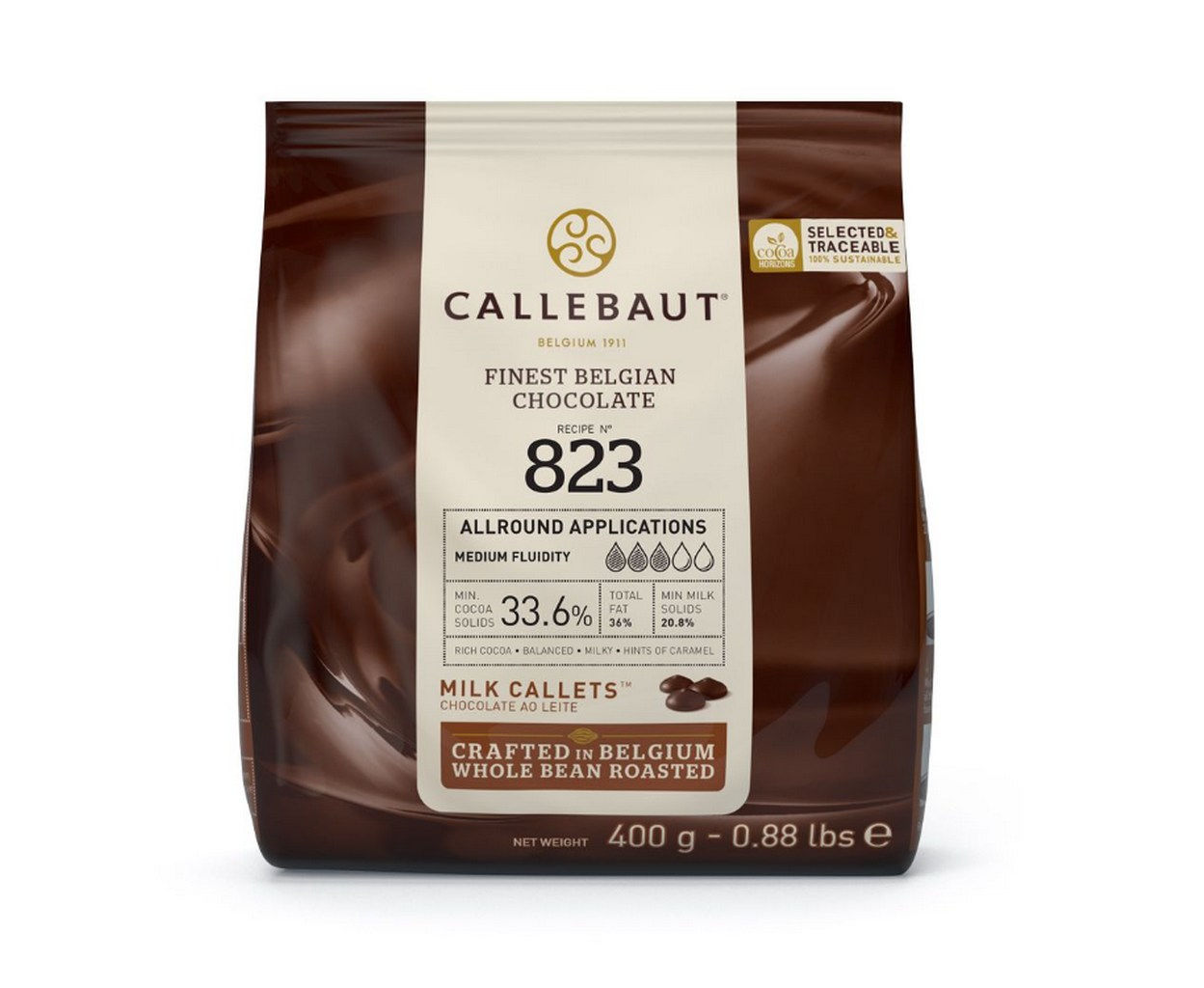 Callebaut Chocolate Callets Milk 823 – 400g