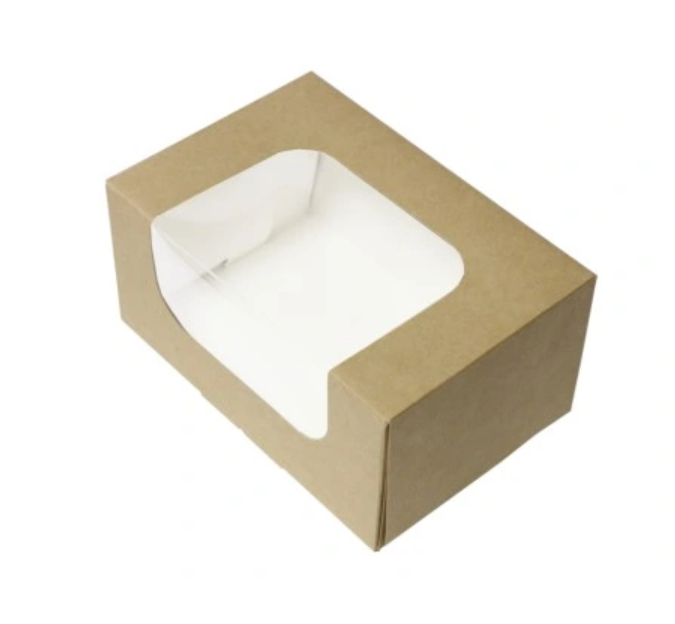 Thumbnail: Cake Box with Window Eco-Friendly – 16.5 x 11 x 8 cm (Set of 25 pcs)