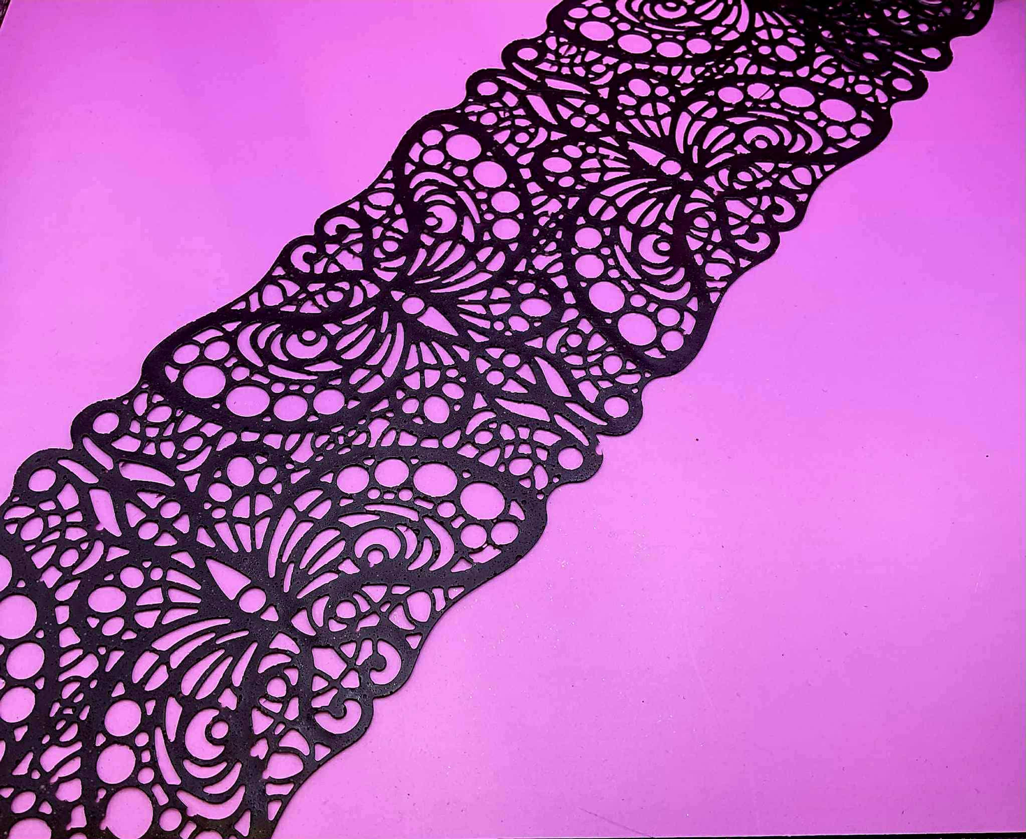 Sugar Lace Black 3 pcs – Pattern No. 9