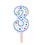 Thumbnail: PME Numeral Candle – Blue (63 mm / 2.5")