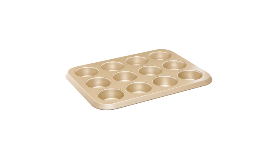 Thumbnail: Ambition Royal Muffin Tray – 12 Cup – Champagne Gold