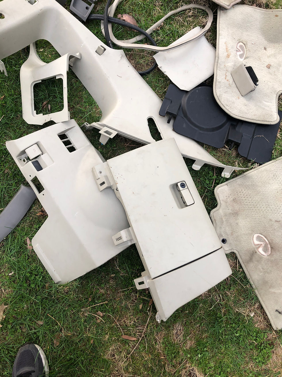 Glovebox+interior panels