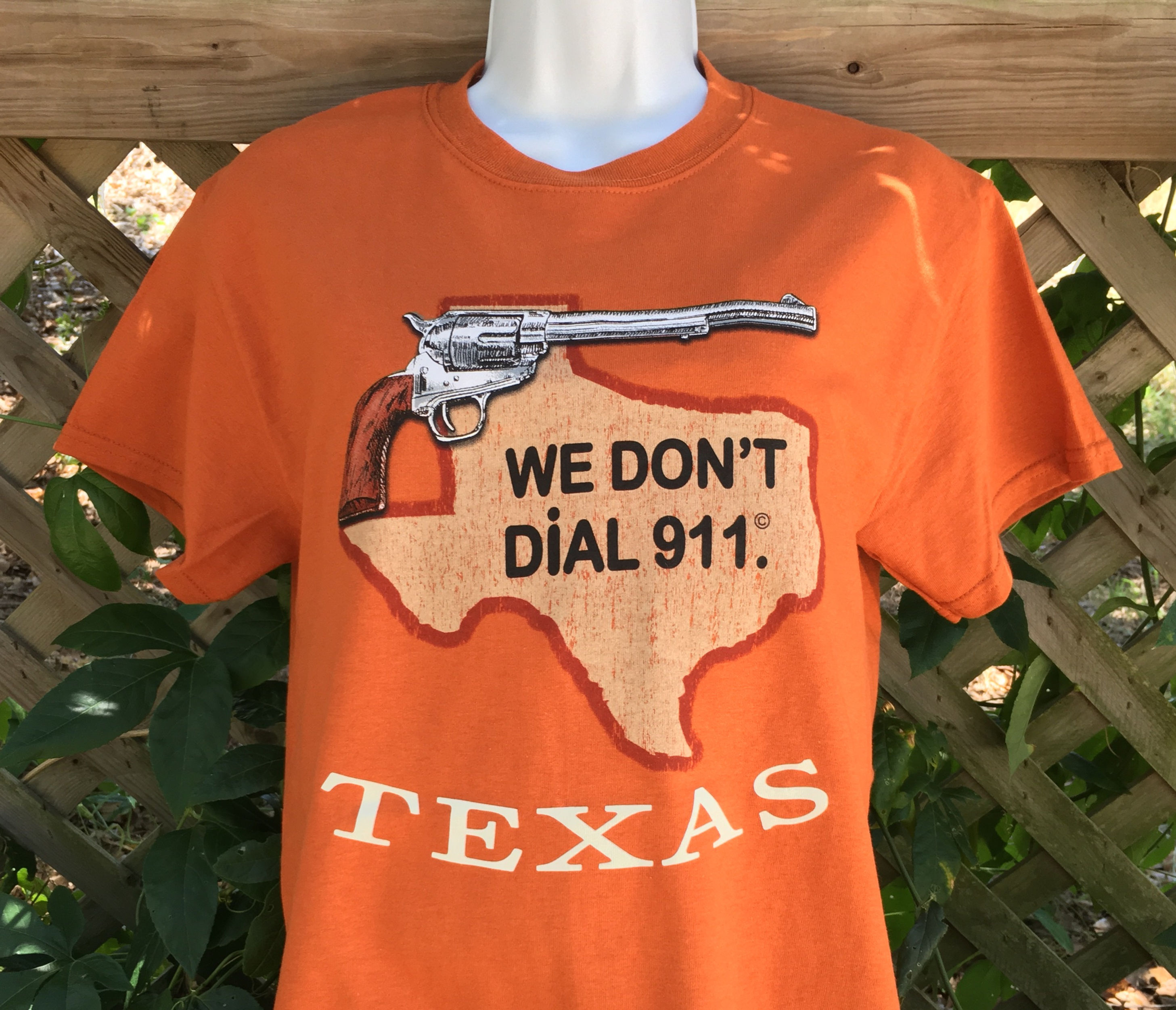 We Don't Dial 911 Orange T-shirt