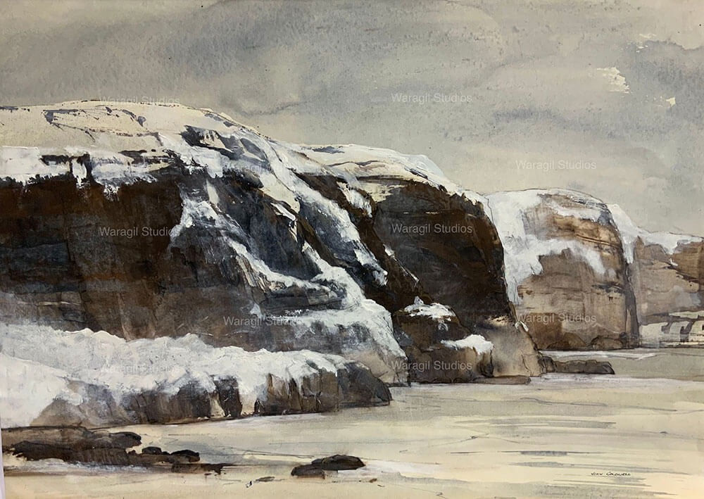 Vestfold Melt Lake 50cm x 73cm