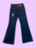 Thumbnail: Girls 70s Flare Tokiyoh Black Jeans (One-Off)