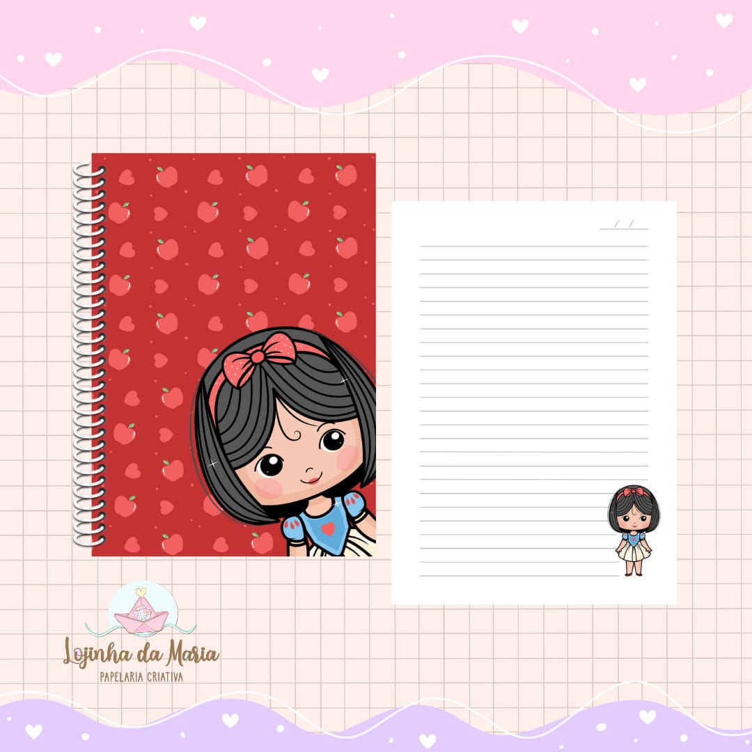 Caderno Princesas