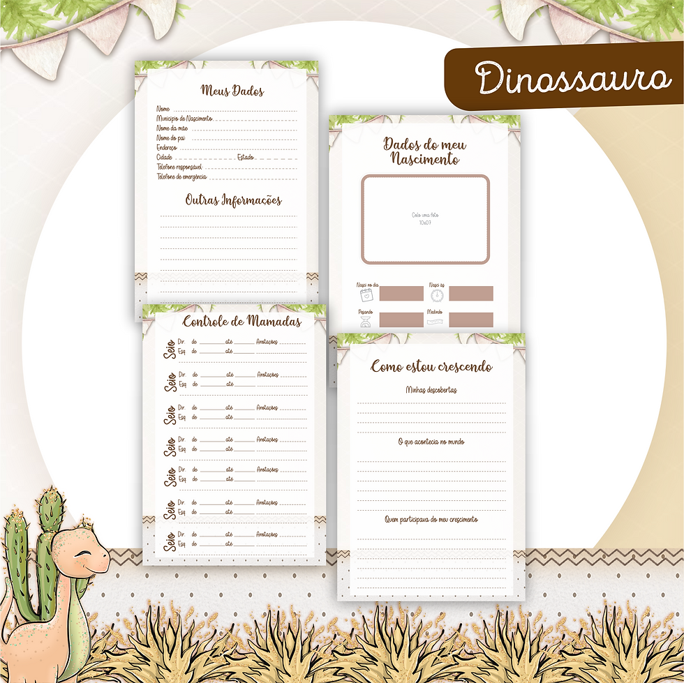 Miniatura: Mimo Maternidade Dino