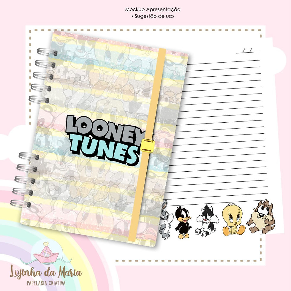 Miniatura: Caderno Baby Looney Tunes