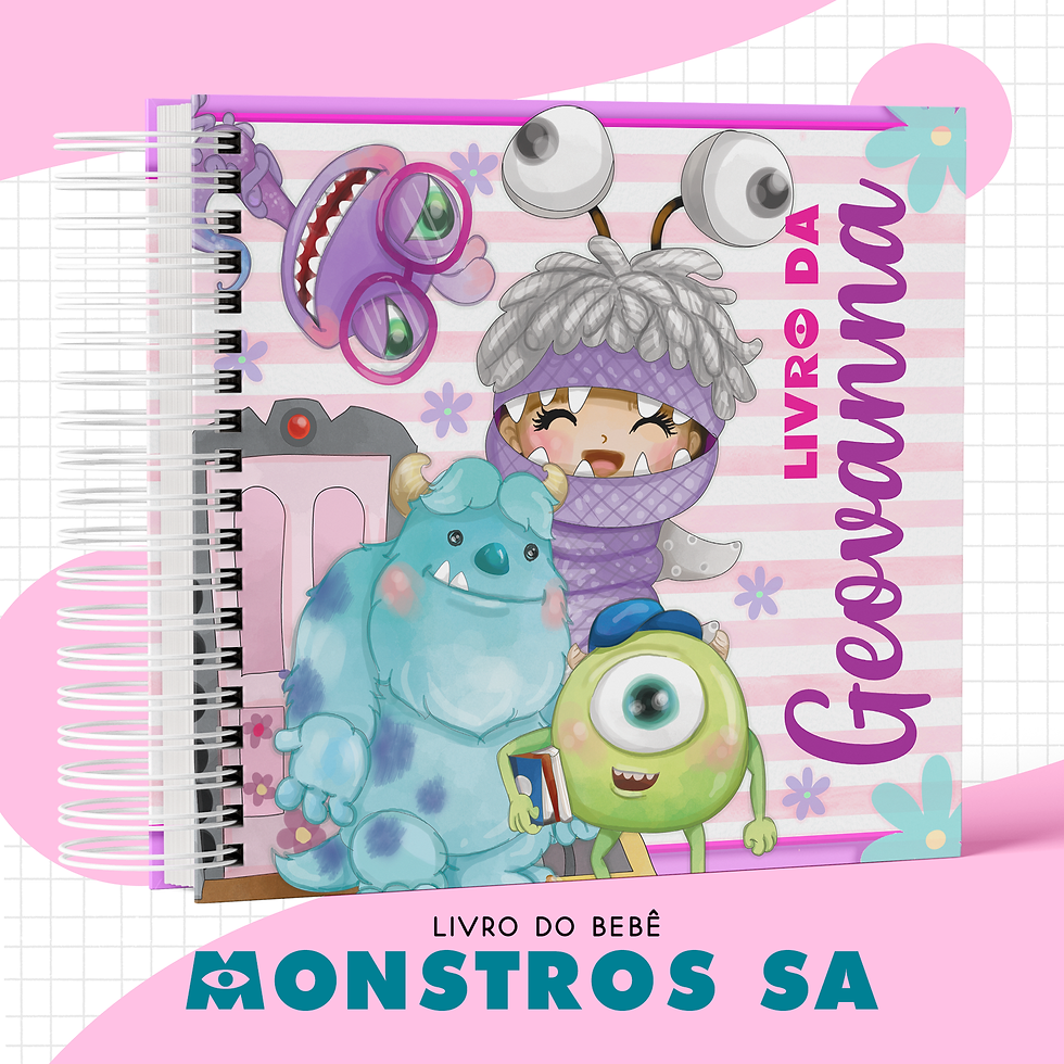 Combo Baby - Monstros S.A Menina