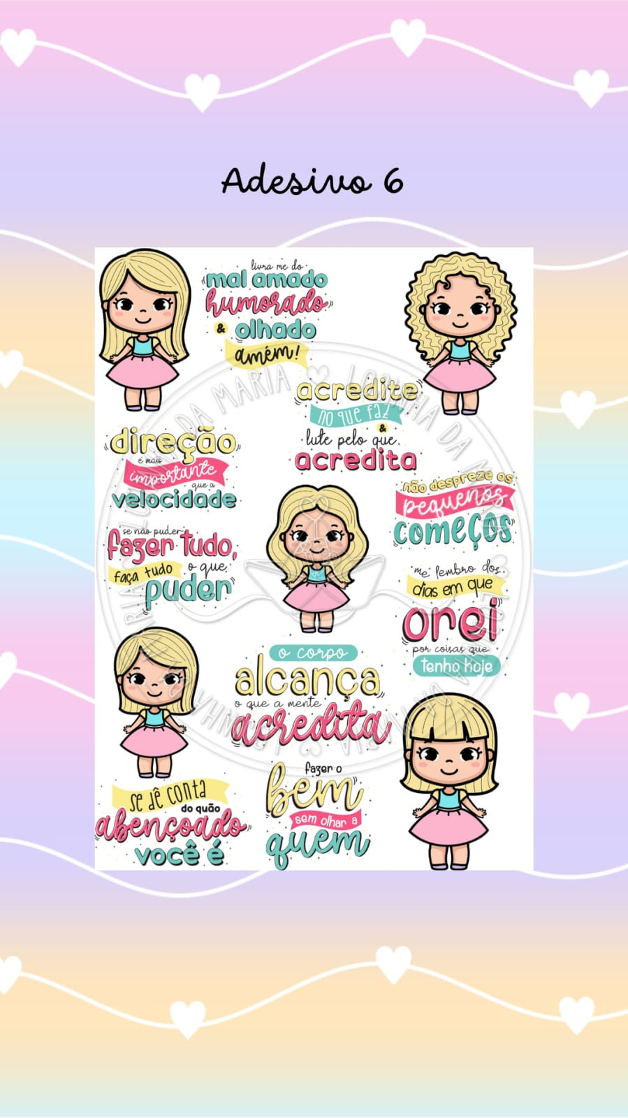 Miniatura: Coleção de Adesivos Meninas Candy
