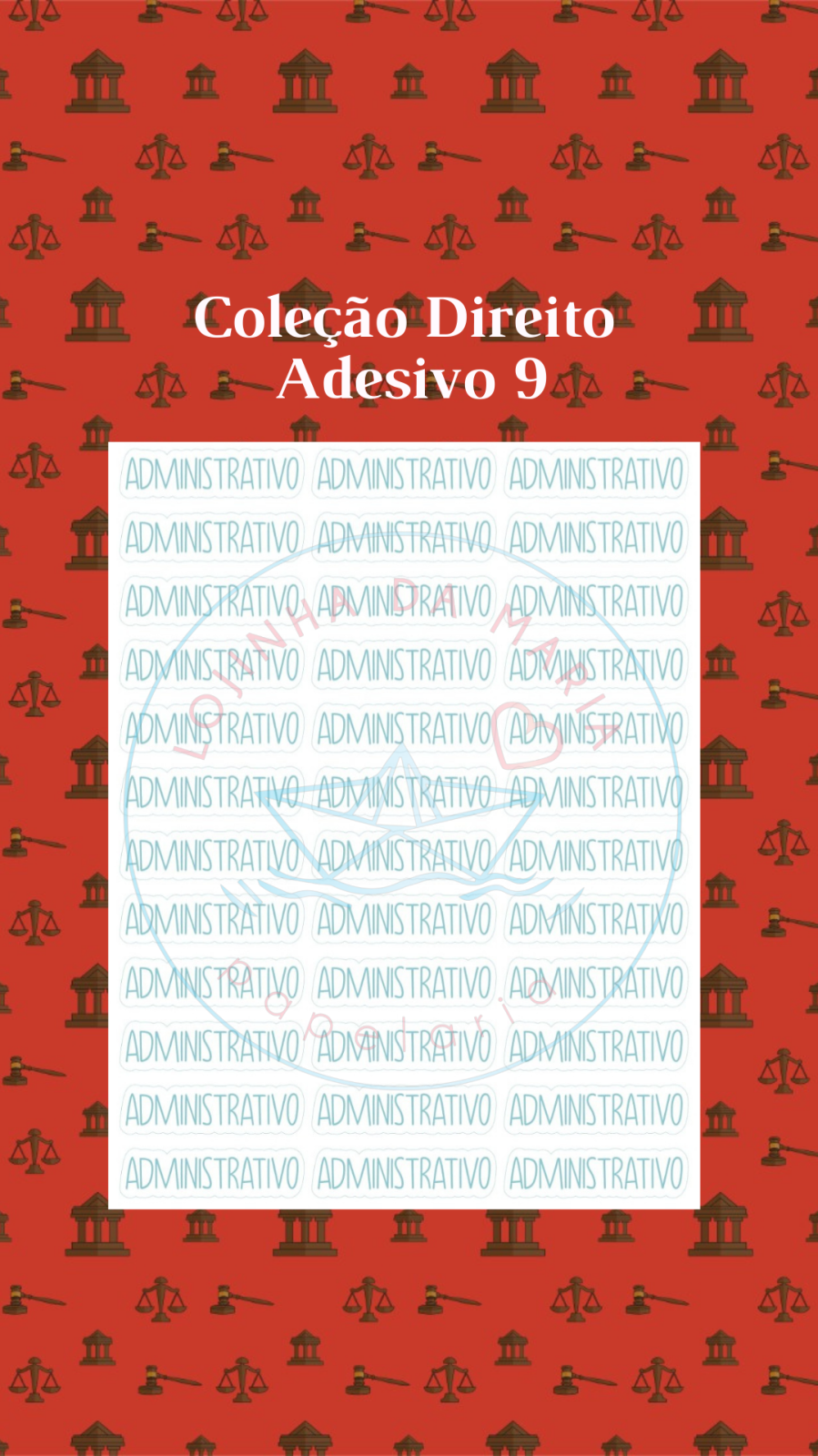 Miniatura: Coleção de Adesivos Direito