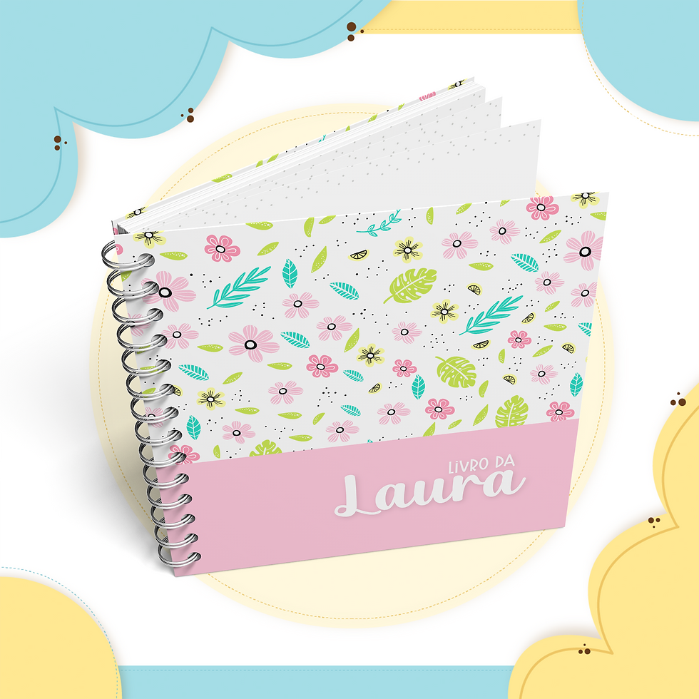 Livro do Bebê Minimalista Menina