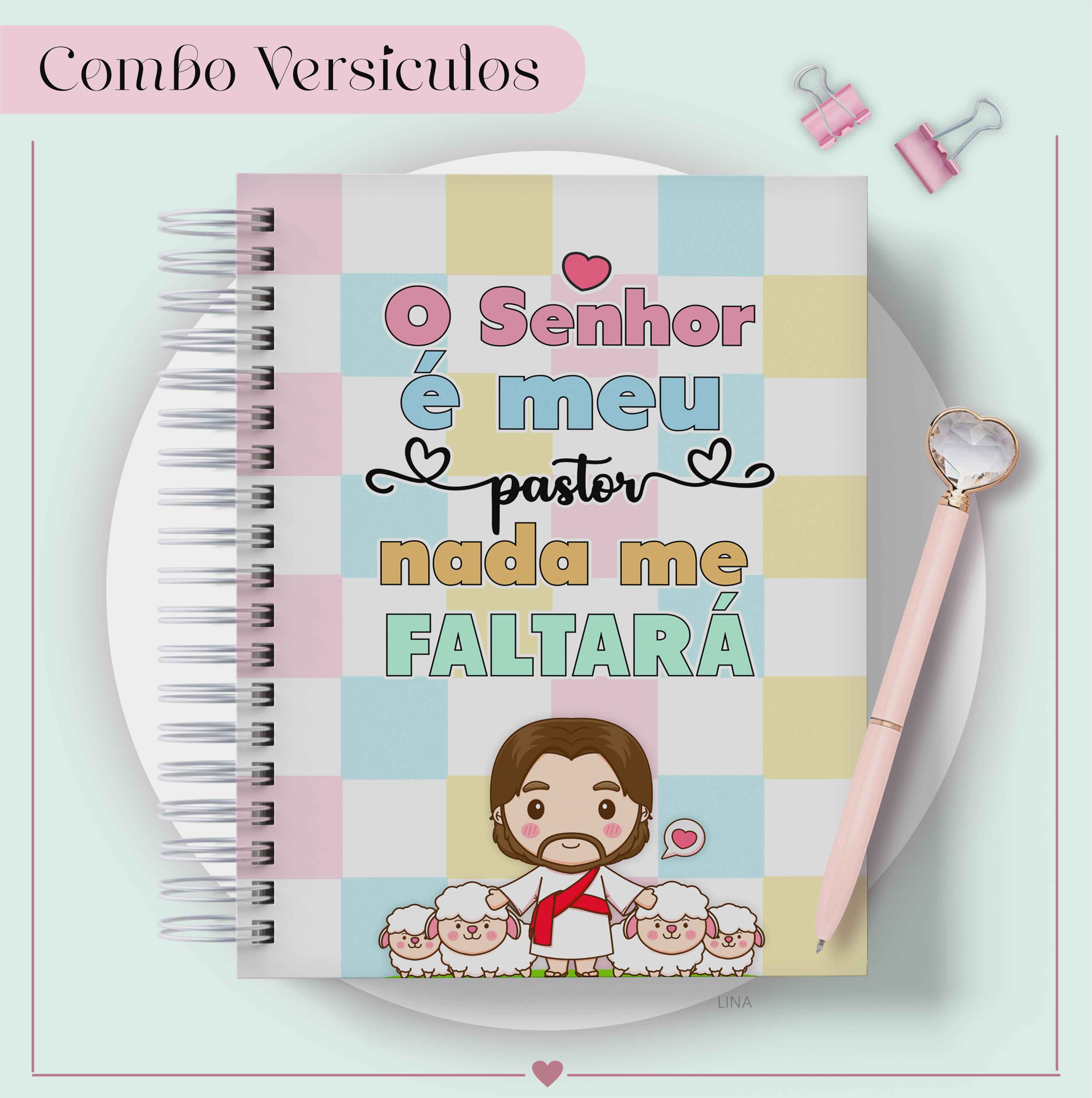 Caderno Devocional Cute