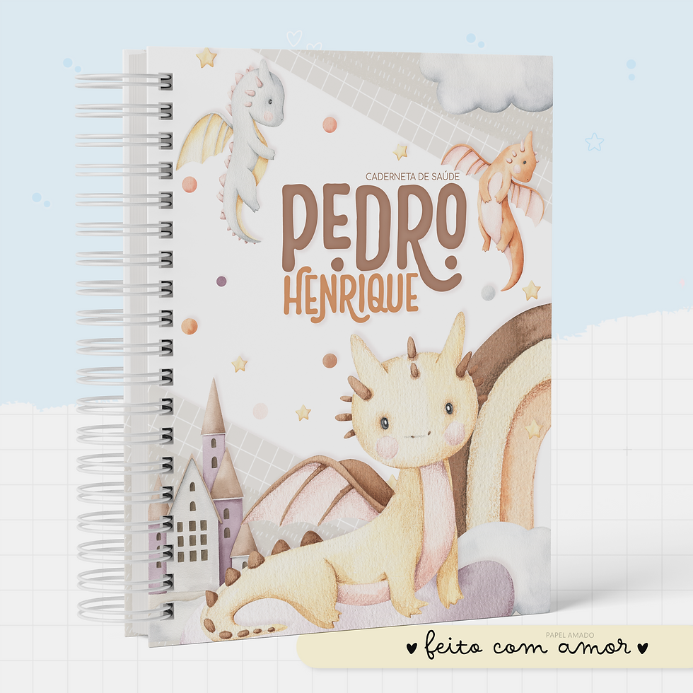Caderneta de Vacinação - Dragões Baby