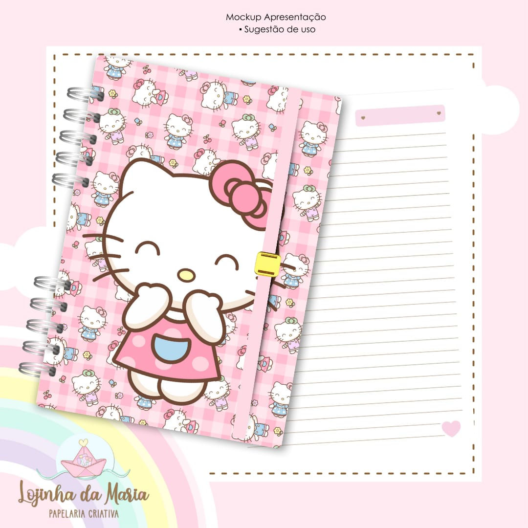 Caderno Hello Kitty