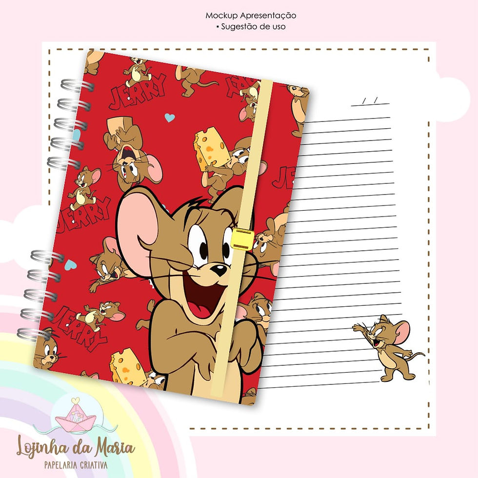 Miniatura: Caderno Tom e Jerry