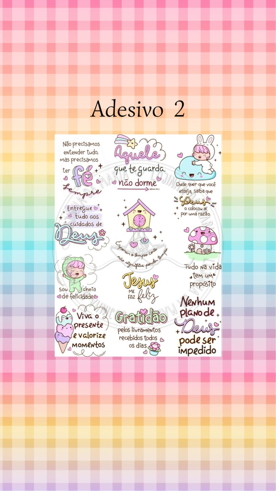 Miniatura: Coleção de Adesivos Alegria de Viver