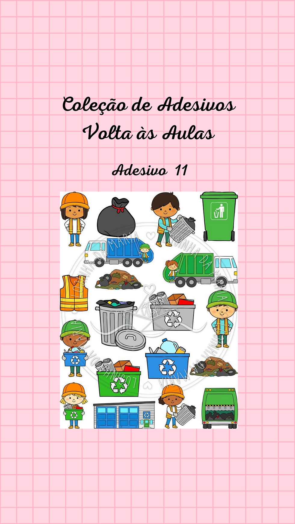 Miniatura: Coleção de Adesivos Volta às Aulas 