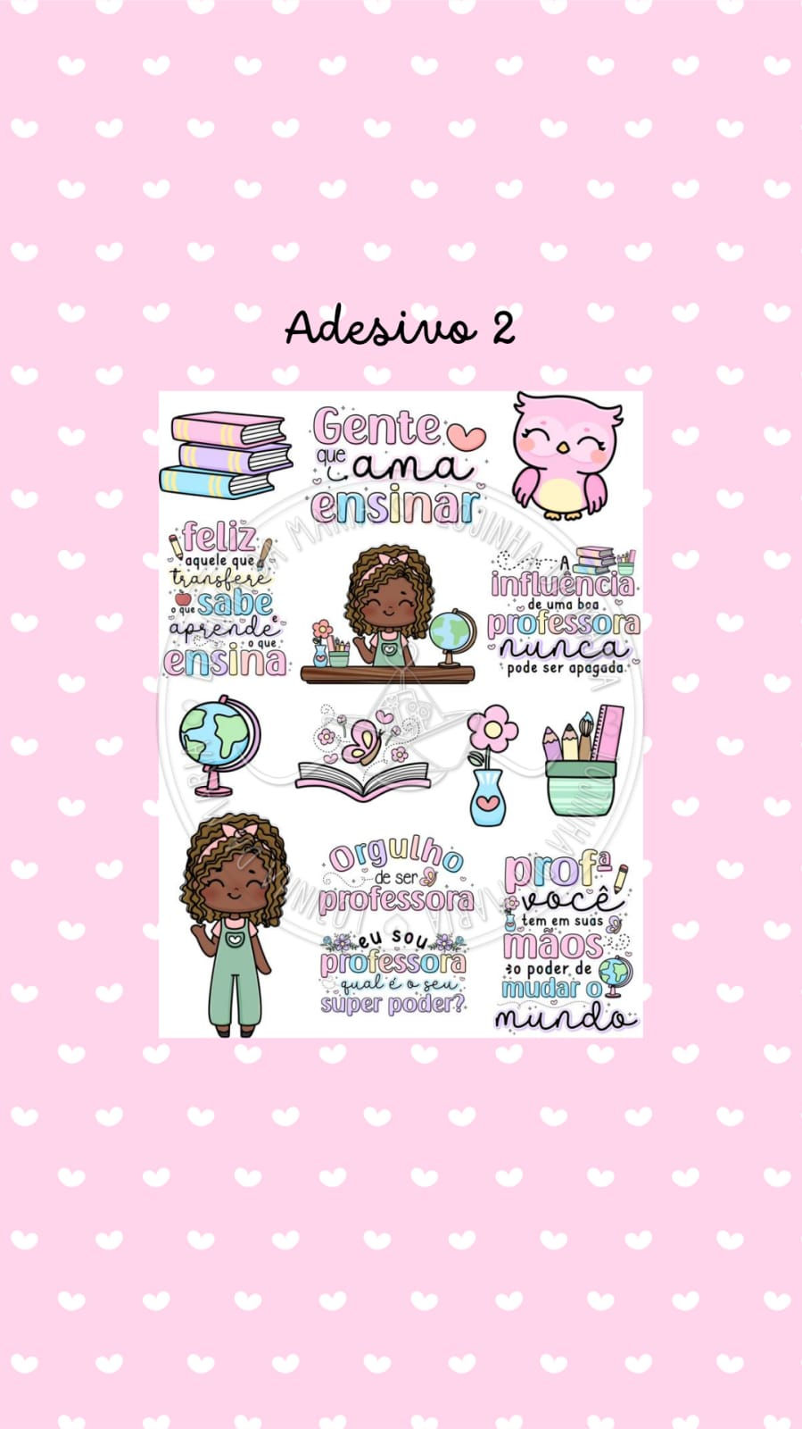 Miniatura: Coleção de Adesivos Professora