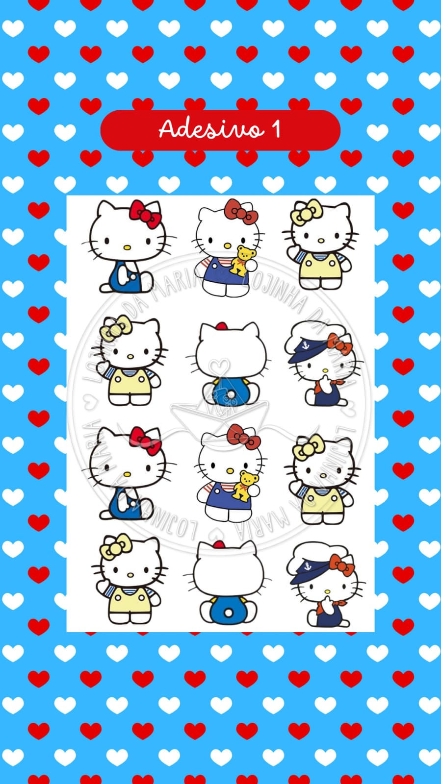 Miniatura: Coleção de Adesivos Hello Kitty 3