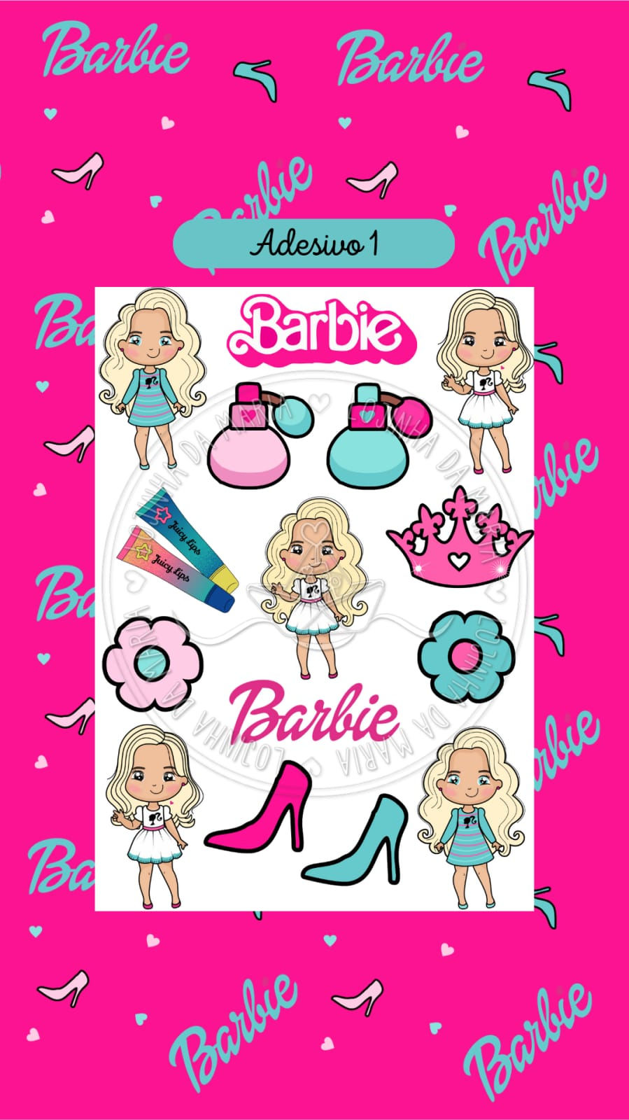 Miniatura: Coleção de Adesivos Barbie
