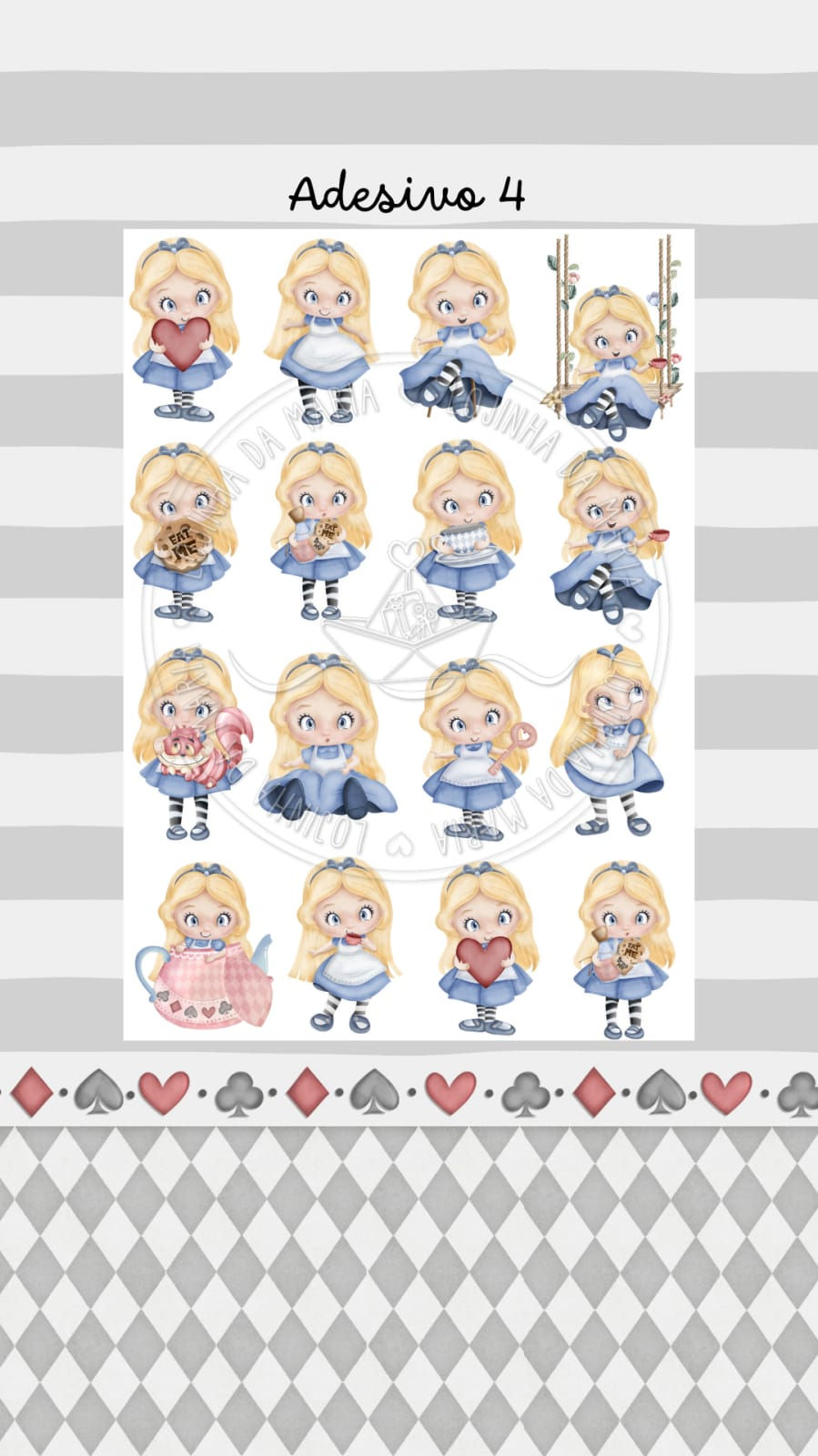 Miniatura: Coleção de Adesivos Alice 2
