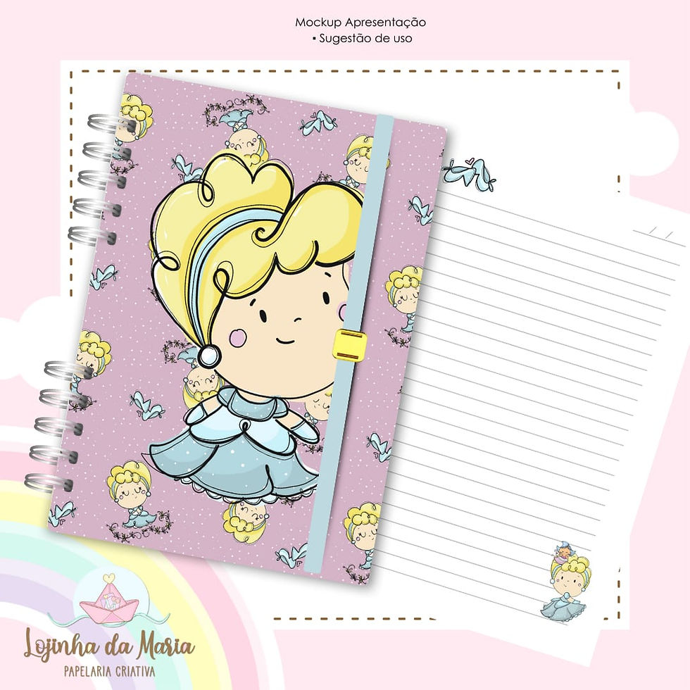 Miniatura: Caderno Cinderela