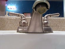 Water fixtures flow rates GPM readings