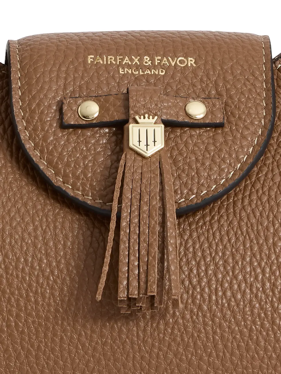 Thumbnail: Windsor Shoulder Bag  - Tan Leather