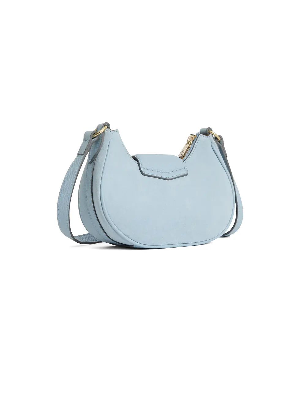 Thumbnail: Micro Windsor Cross Body - Sky Blue Suede