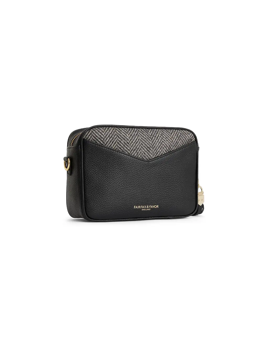 Thumbnail: The Finsbury - Herringbone Black Leather
