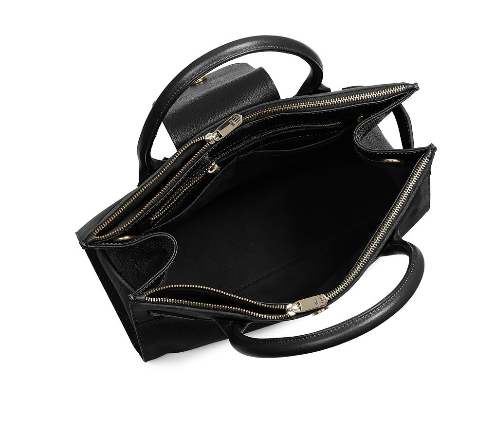 Thumbnail: The Windsor Work Bag (Black Suede)
