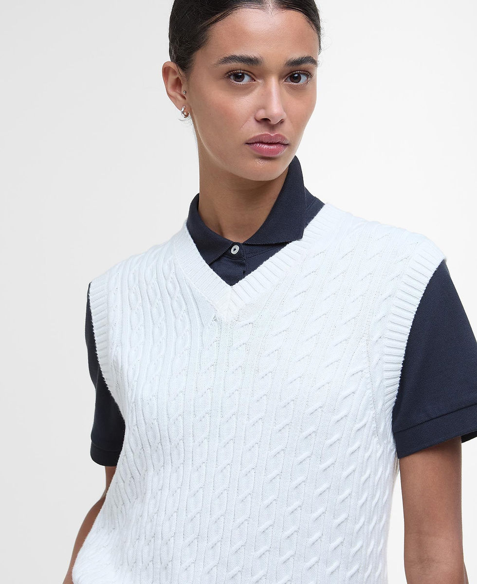 Thumbnail: Hartland Sweater Vest - Cloud