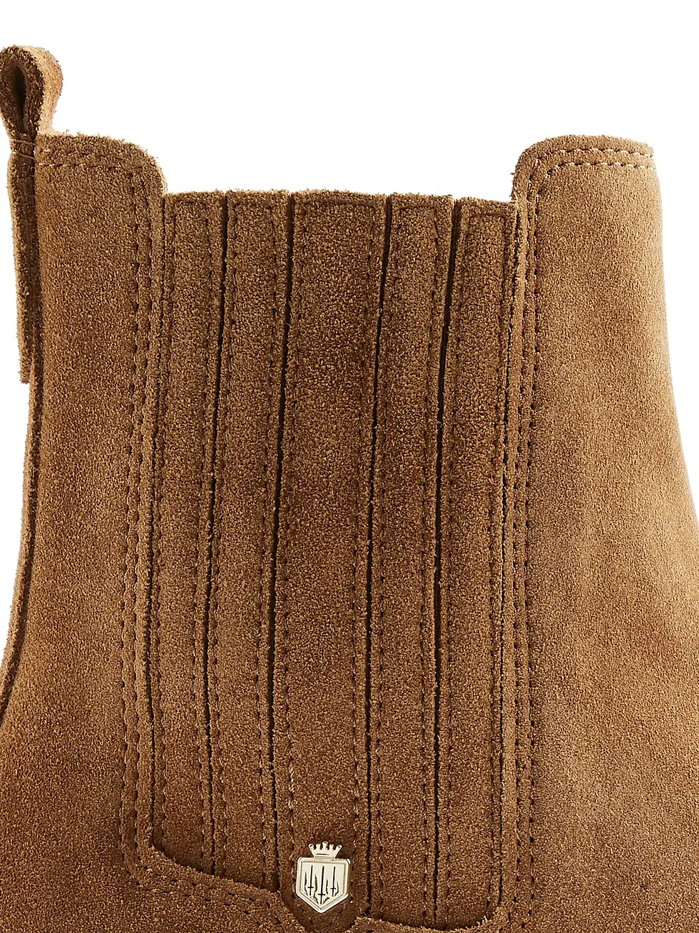 Thumbnail: The Rockingham Chelsea Boot - (Tan Suede)