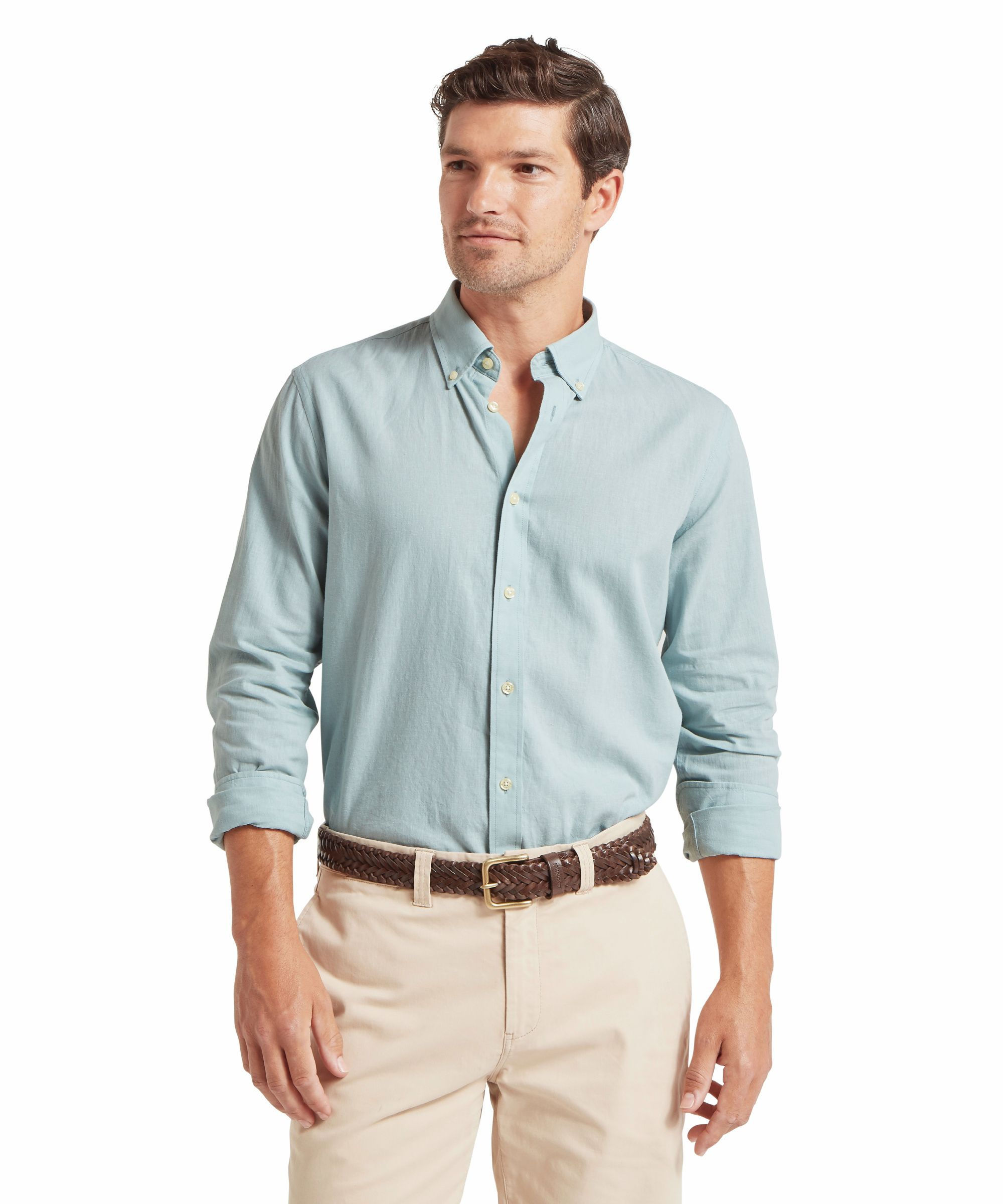 Walsingham Linen Shirt - Surf Blue