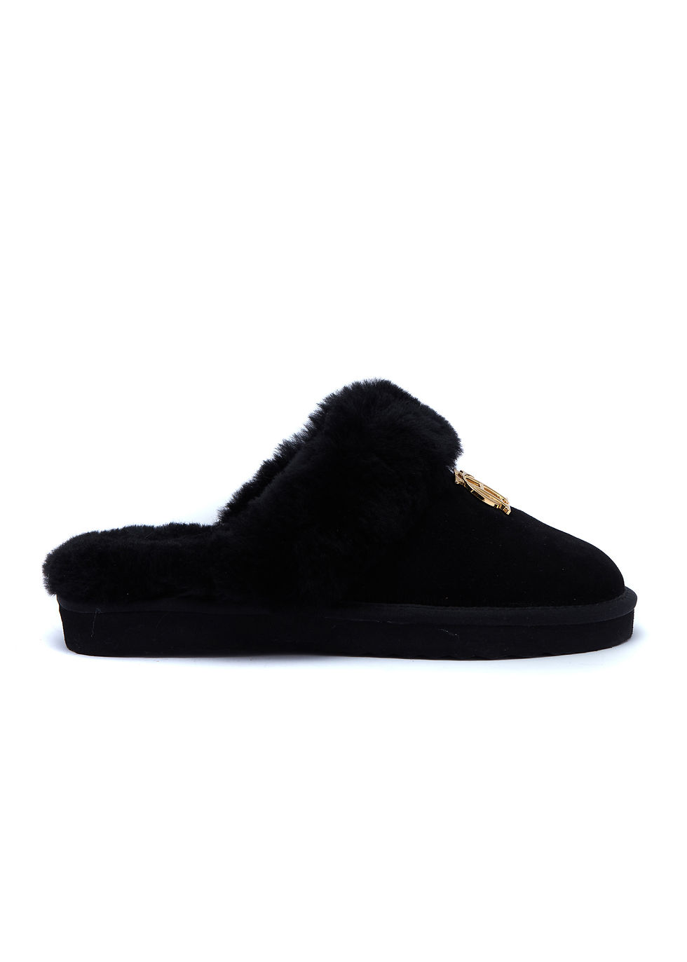 Thumbnail: HC Shearling Slipper - Black