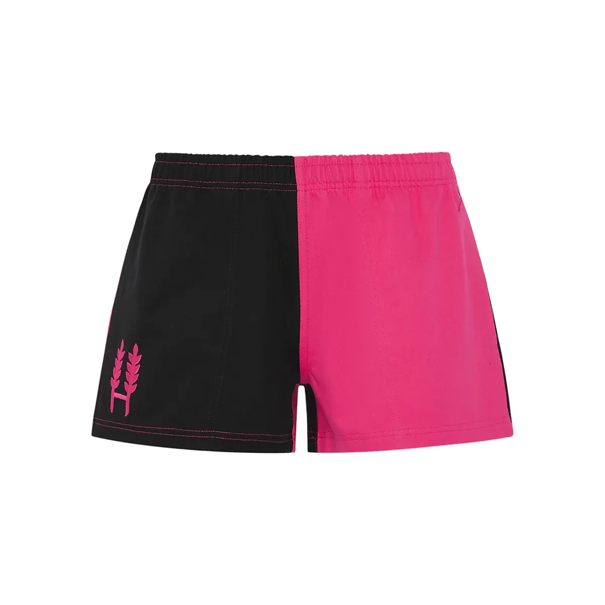 Pink/Black Harlequin Shorts