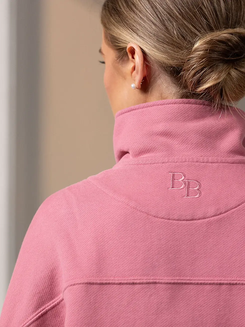 Thumbnail: Landscove Pocketed 1/4 Zip - Vintage Rhubarb