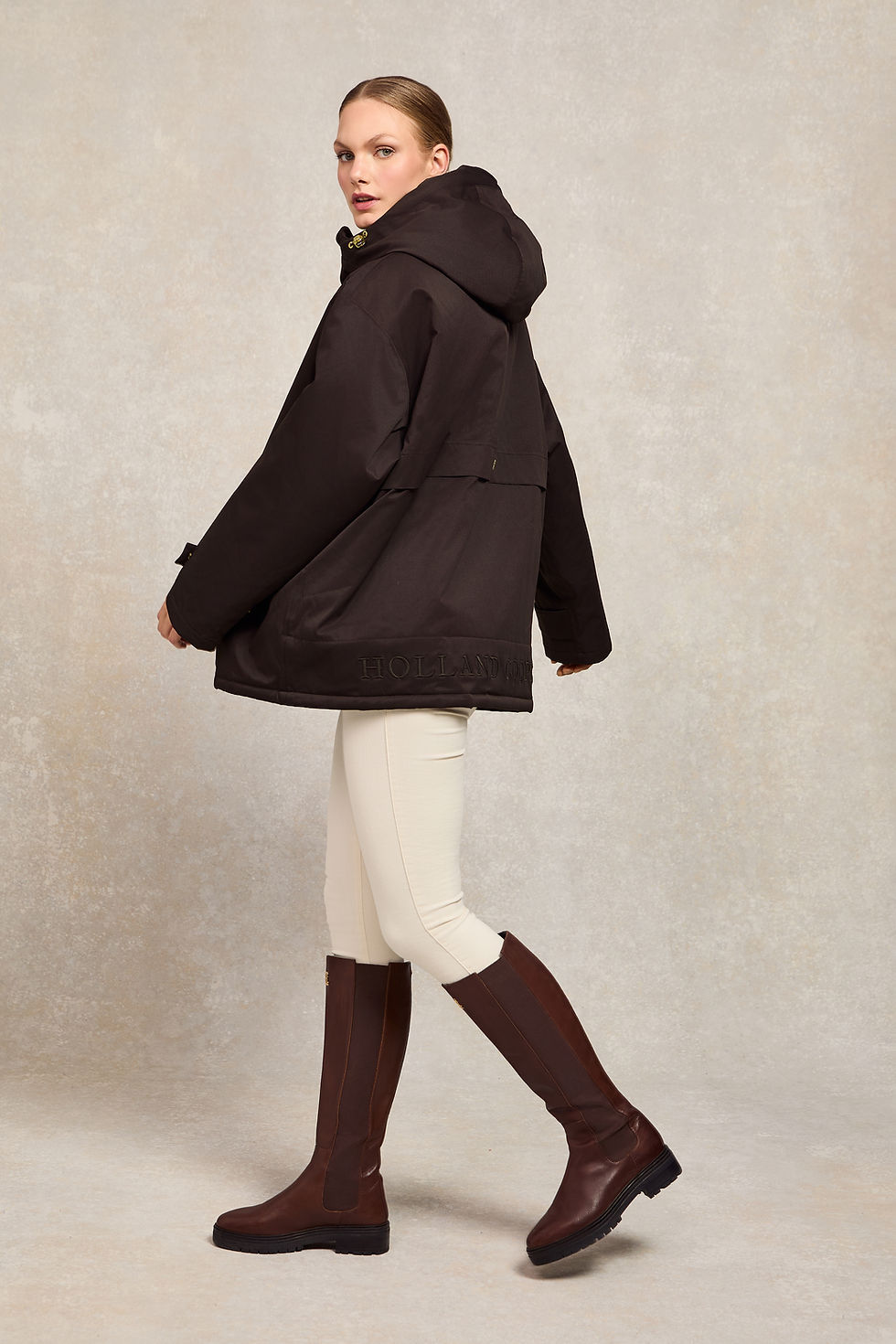 Thumbnail: One Size Waterproof Jacket - Chocolate