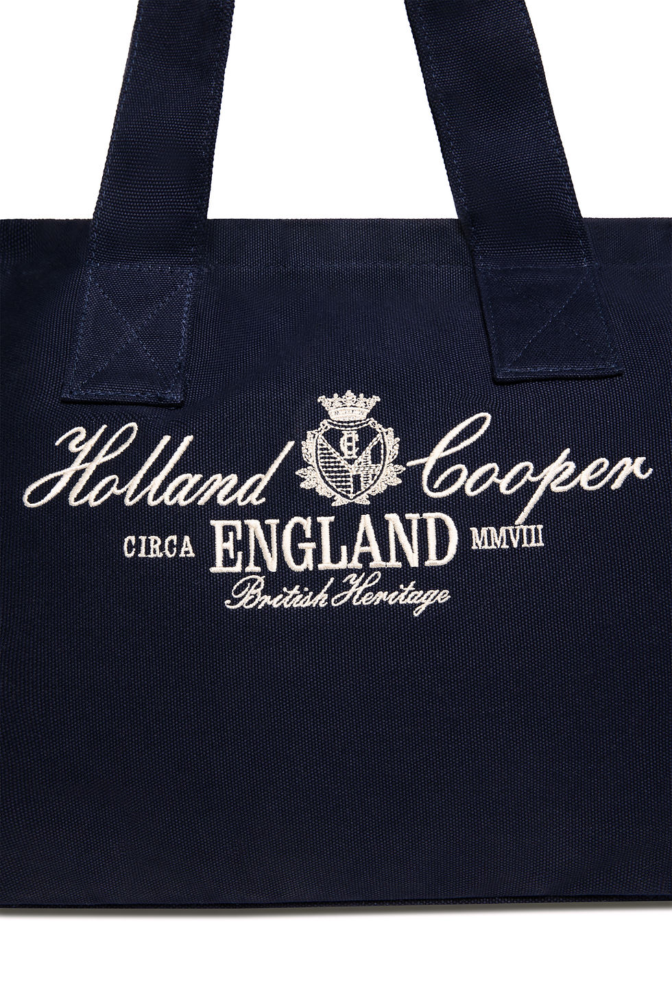 Thumbnail: Essential Tote Bag - Navy Ecru