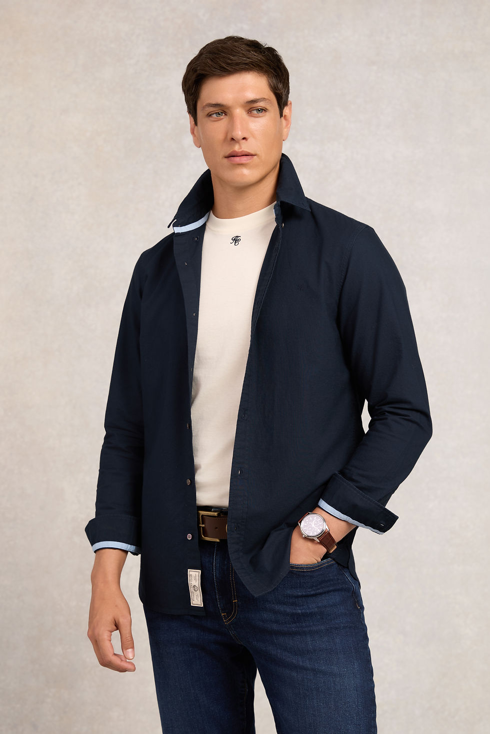 Thumbnail: Men's Classic Oxford Shirt - Ink Navy