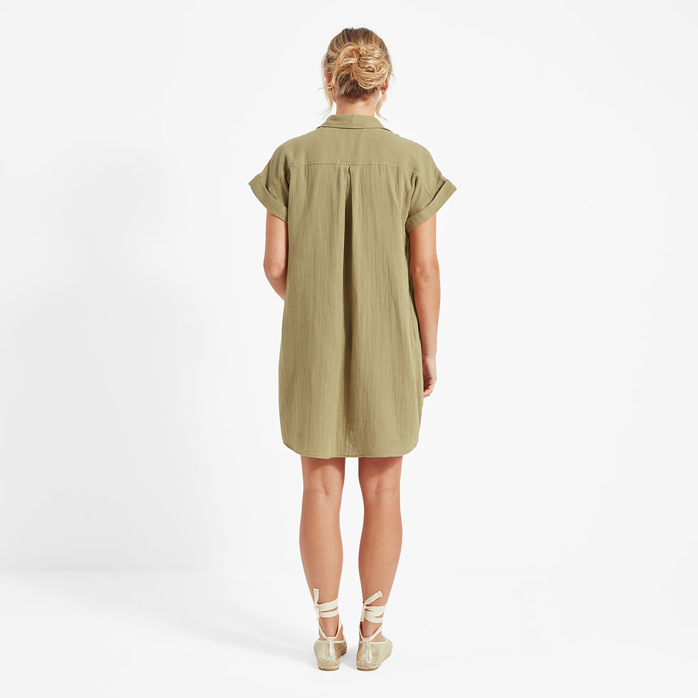 Thumbnail: Olive Dress - Light Khaki Dress
