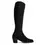 Thumbnail: Kimberley Heeled Knee High - Black Suede