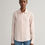 Thumbnail: Regular Fit Striped Linen Shirt - (Guava Orange)