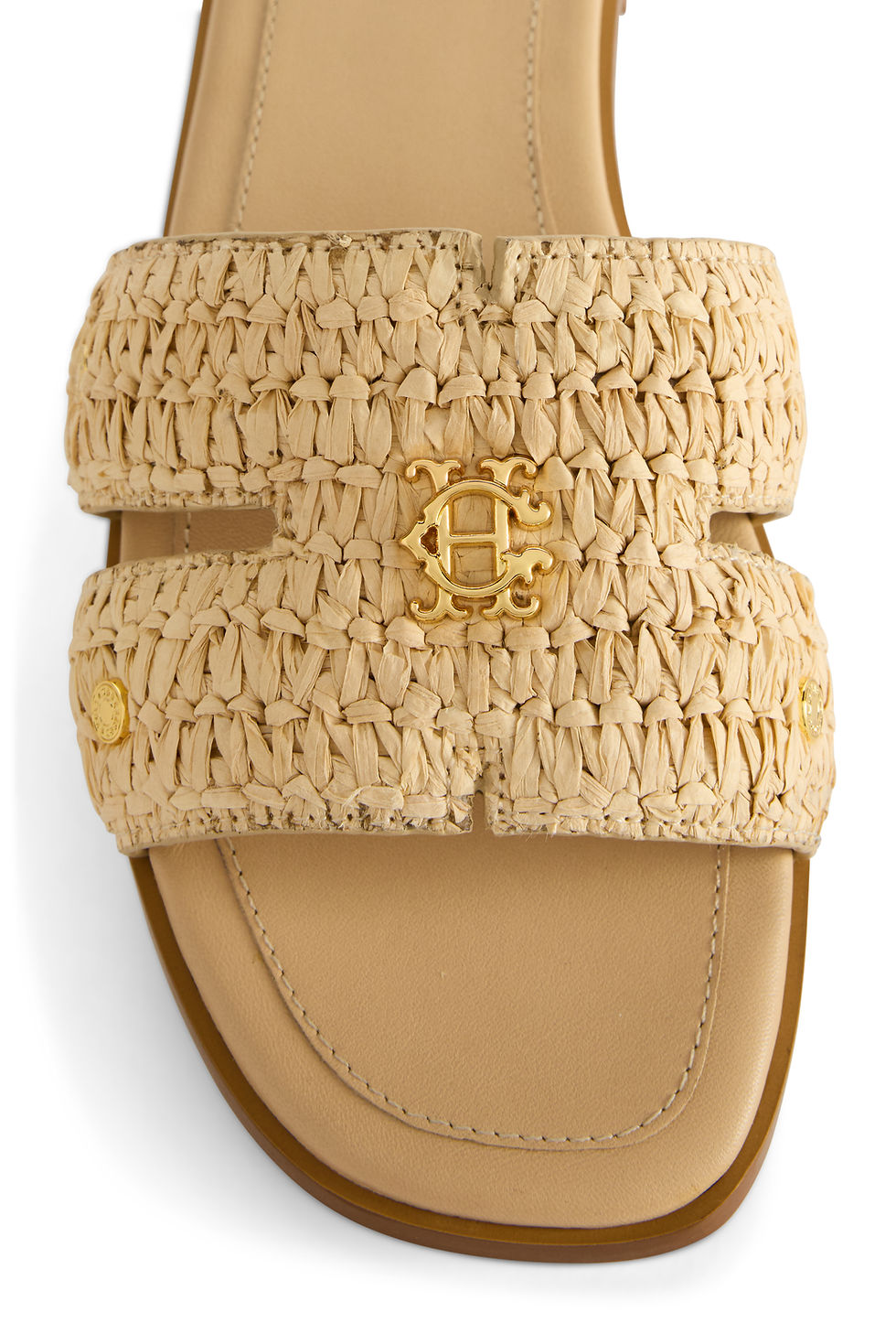 Thumbnail: Heraldic Monogram Slides - Natural Straw